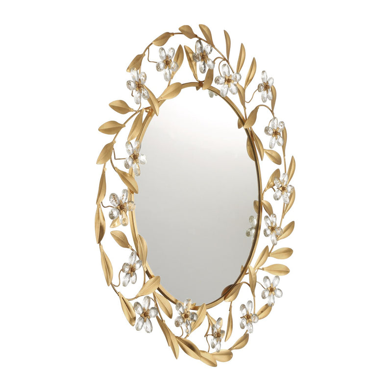 Marselle 30" Mirror in Antique Gold