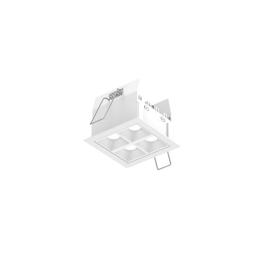 Pinpoint 3" Square 4-Spot Recessed Downlight in White
