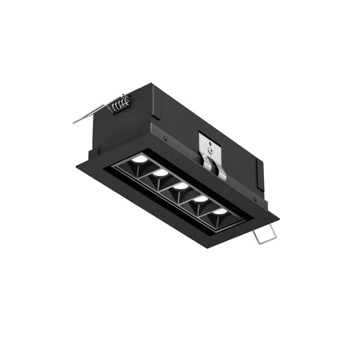 Pinpoint 7" Directional 5-Spot Recessed Downlight in Black