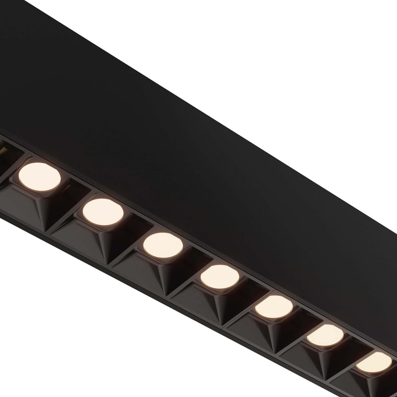 Pinpoint 72" Multi-Spot Linear Pendant in Black