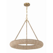 Oakley 1 Light 24" Integrated LED Chandelier in Soft Gold