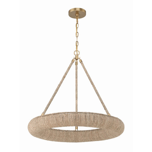 Oakley 1 Light 24" Integrated LED Chandelier in Soft Gold