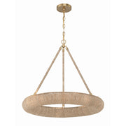 Oakley 1 Light 24" Integrated LED Chandelier in Soft Gold