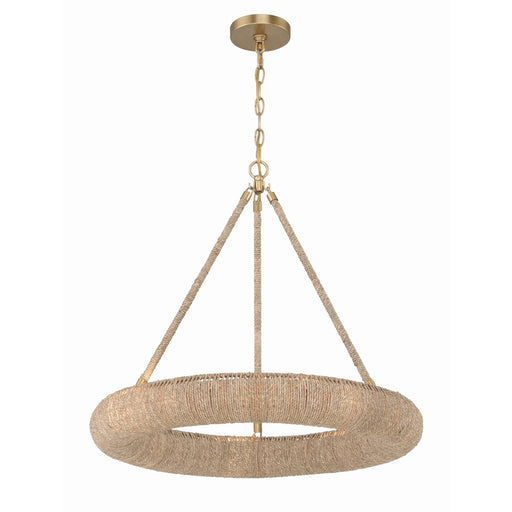 Oakley 1 Light 24" Integrated LED Chandelier in Soft Gold