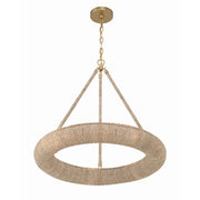 Oakley 1 Light 24" Integrated LED Chandelier in Soft Gold