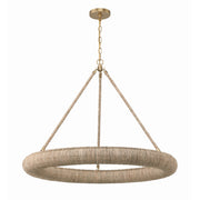 Oakley 1 Light 32" Integrated LED Chandelier in Soft Gold
