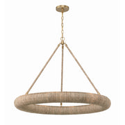 Oakley 1 Light 32" Integrated LED Chandelier in Soft Gold