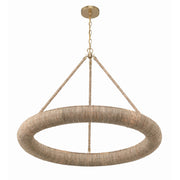 Oakley 1 Light 32" Integrated LED Chandelier in Soft Gold