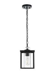Dover Outdoor Lantern Pendant in Black