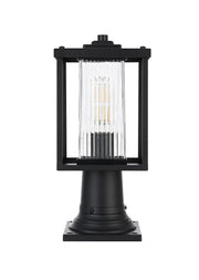 Dover Outdoor Post Light in Black