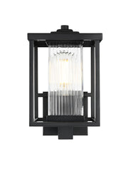 Dover Outdoor Wall Lantern in Black