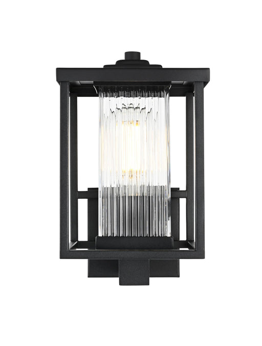 Dover Outdoor Wall Lantern in Black