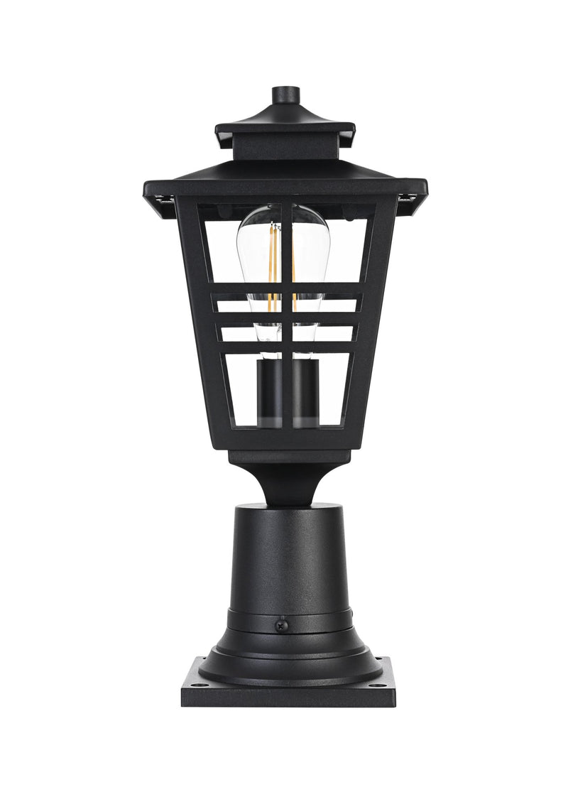 Macon Outdoor Post Light in Black