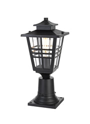 Macon Outdoor Post Light in Black