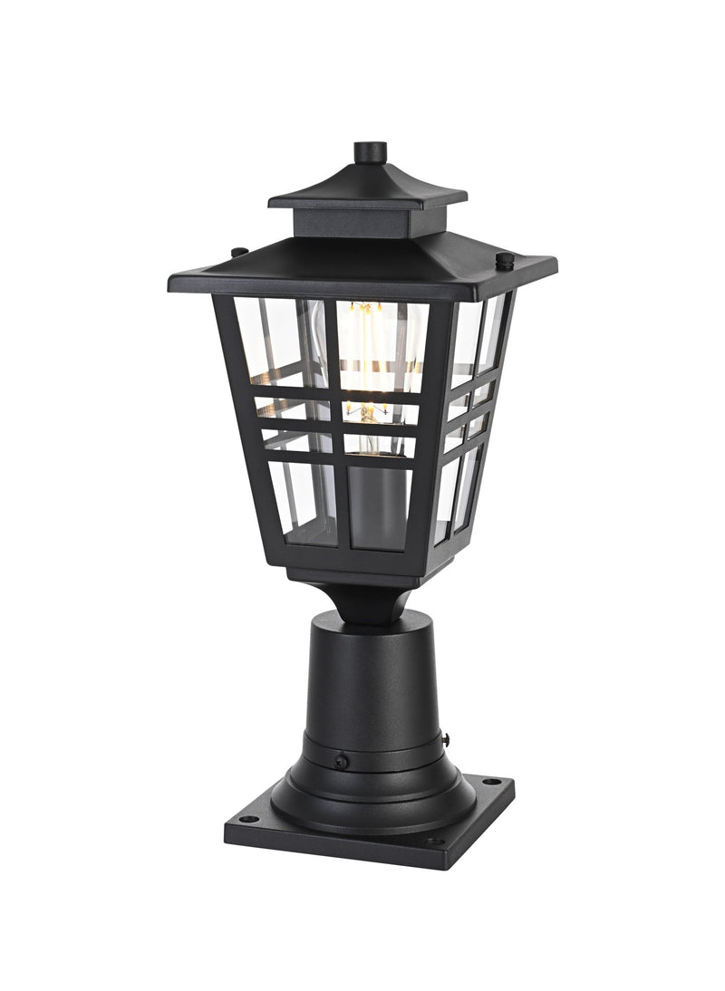 Macon Outdoor Post Light in Black