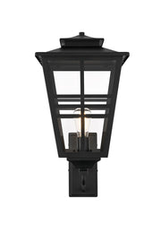 Macon 12" Outdoor Wall Lantern in Black