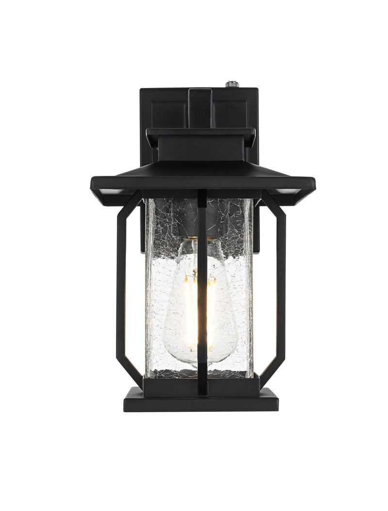 Salem Outdoor Wall Lantern in Black