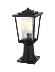 York 6.5" Outdoor Post Light in Black