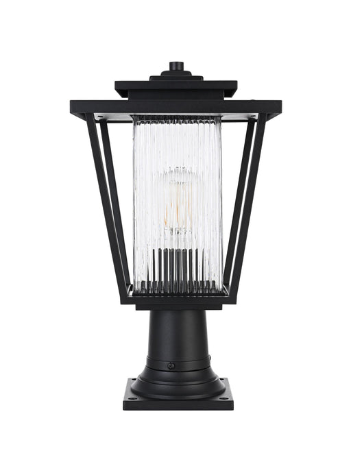 York 10" Outdoor Post Light in Black
