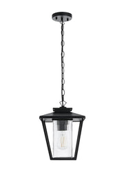 Gaul Outdoor Lantern Pendant in Black