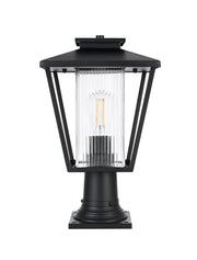 Gaul Outdoor Post Light in Black