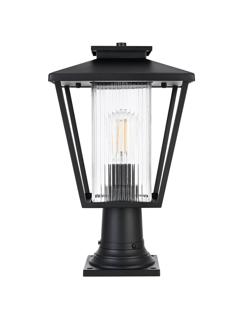 Gaul Outdoor Post Light in Black