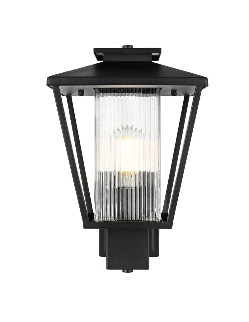 Gaul Outdoor Wall Lantern in Black
