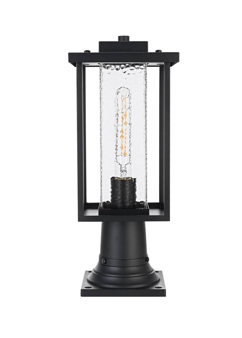 Philip Outdoor Post Light in Black