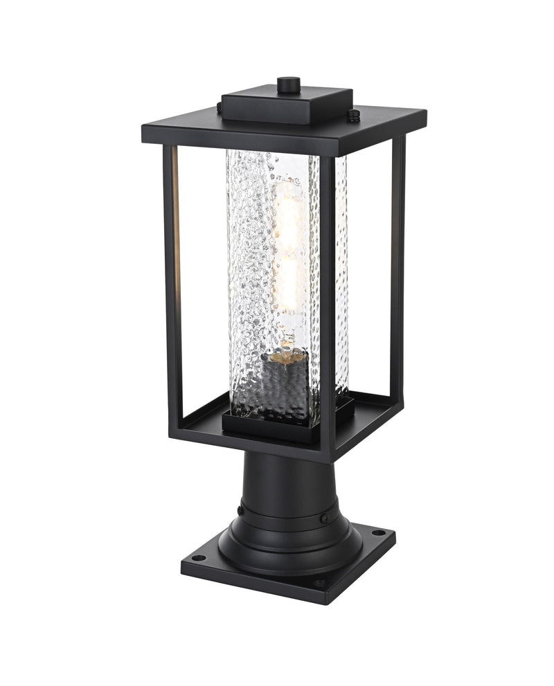 Philip Outdoor Post Light in Black