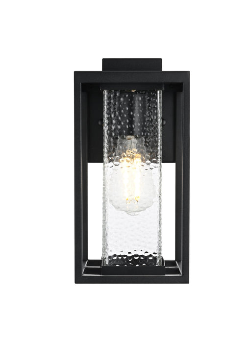 Philip Outdoor Wall Lantern in Black