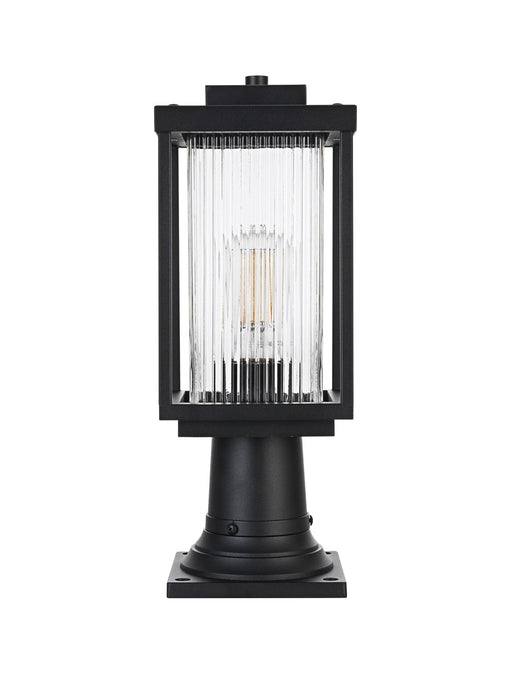 Ludlow Outdoor Post Light in Black