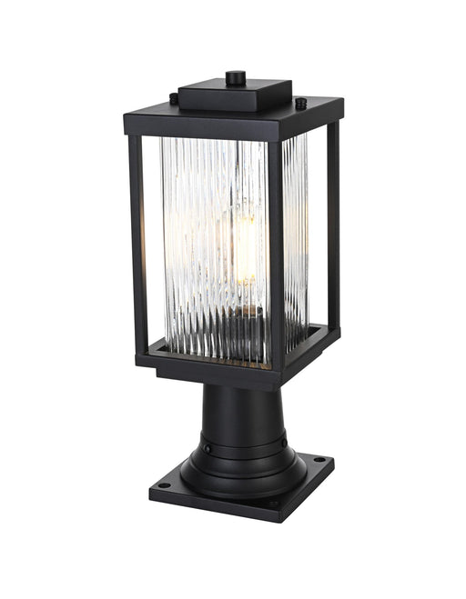 Ludlow Outdoor Post Light in Black
