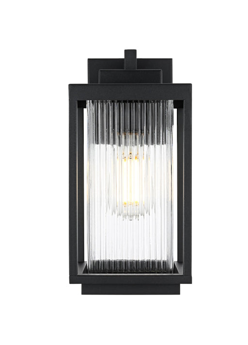 Ludlow 6" Outdoor Wall Lantern in Black
