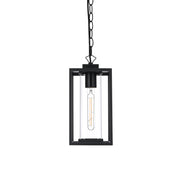 Memphis Outdoor Lantern Pendant in Black