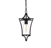 Belgrade Outdoor Lantern Pendant in Black