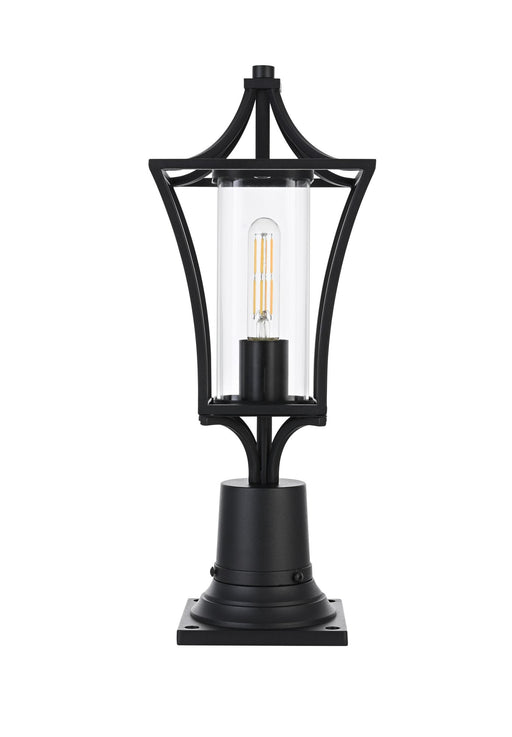 Belgrade Outdoor Post Light in Black