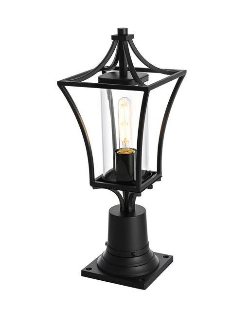 Belgrade Outdoor Post Light in Black