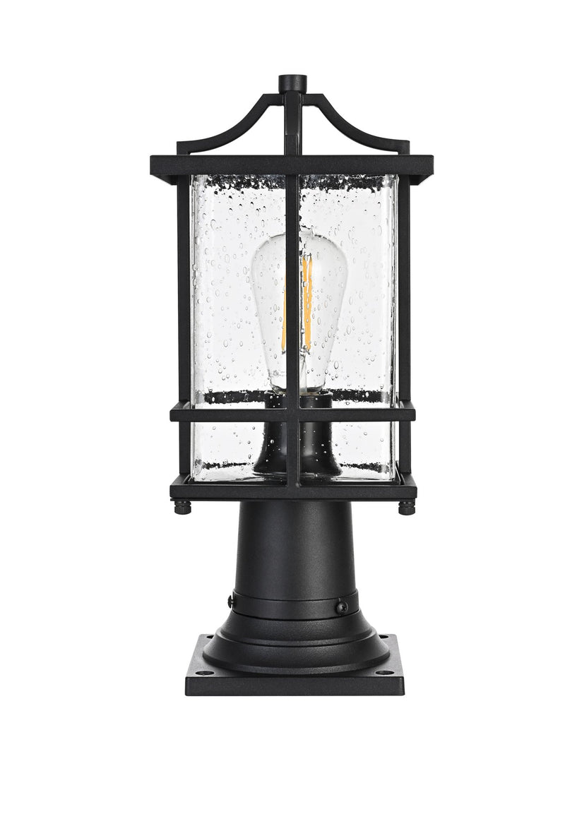Miller Outdoor Post Light in Black