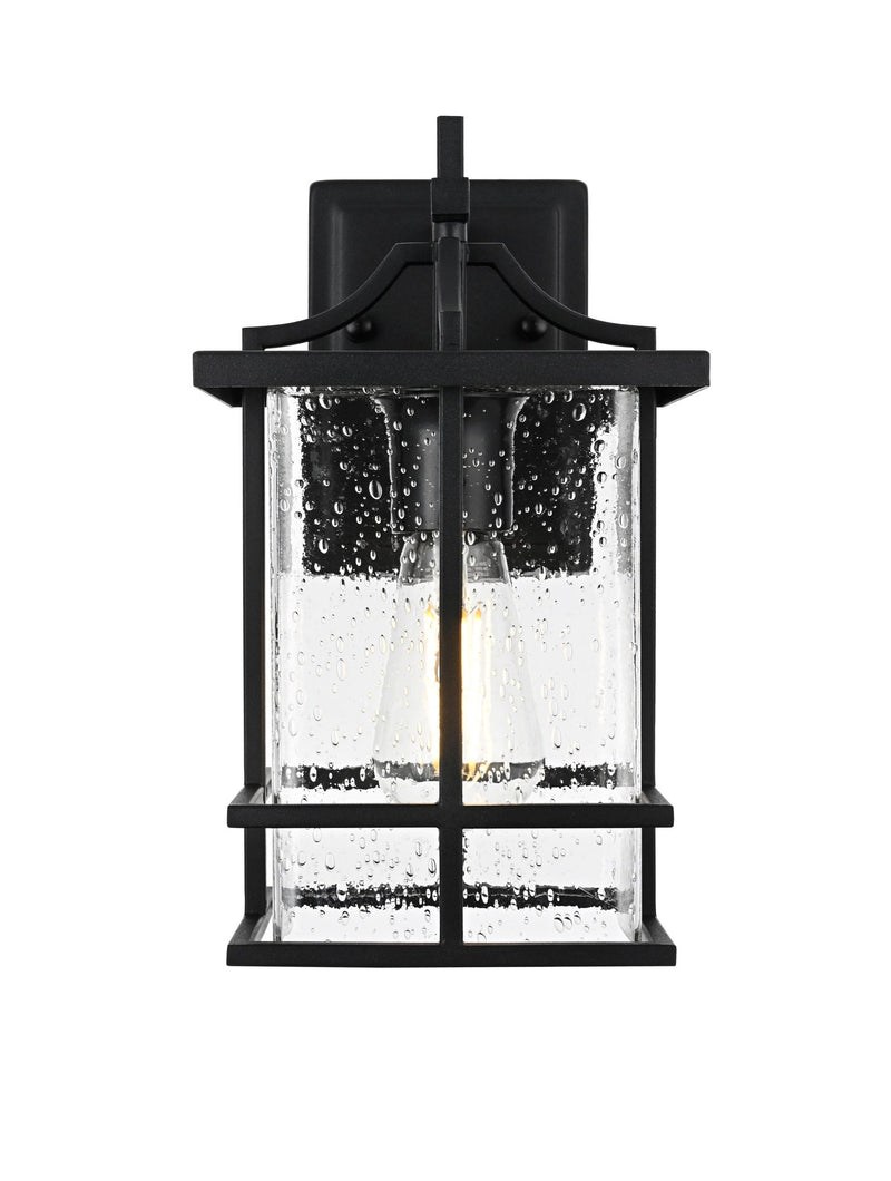 Miller Outdoor Wall Lantern in Black