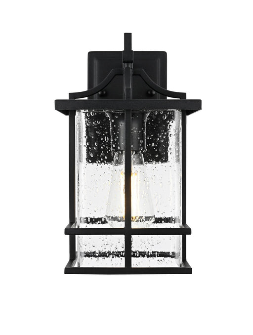 Miller Outdoor Wall Lantern in Black