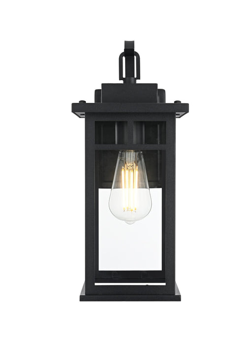 Mercer Outdoor Wall Lantern in Black