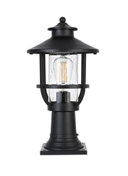 Janney Outdoor Post Light in Black