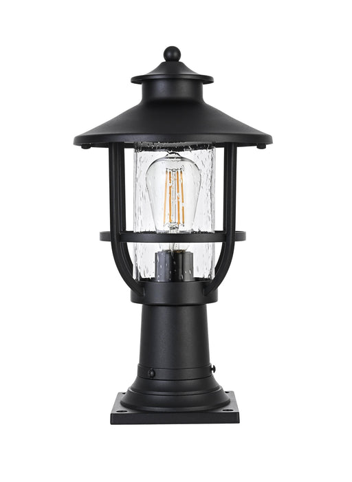 Janney Outdoor Post Light in Black