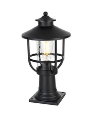 Janney Outdoor Post Light in Black