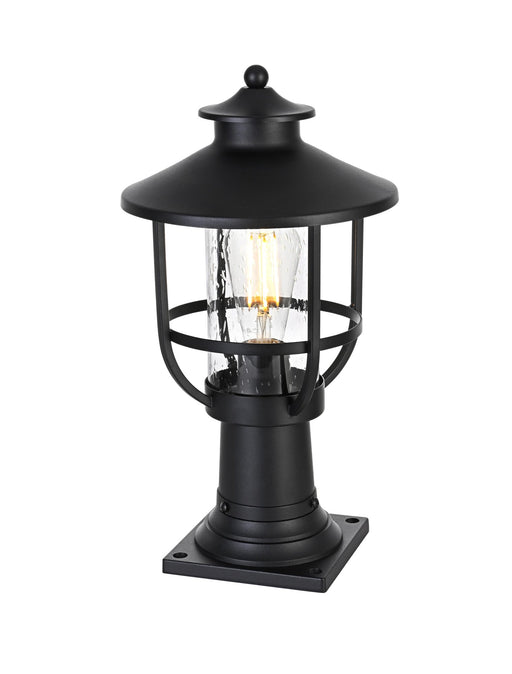 Janney Outdoor Post Light in Black