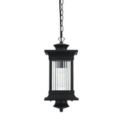 Collins Outdoor Lantern Pendant in Black