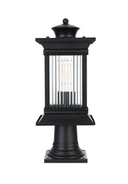 Collins Outdoor Post Light in Black