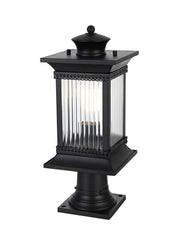 Collins Outdoor Post Light in Black