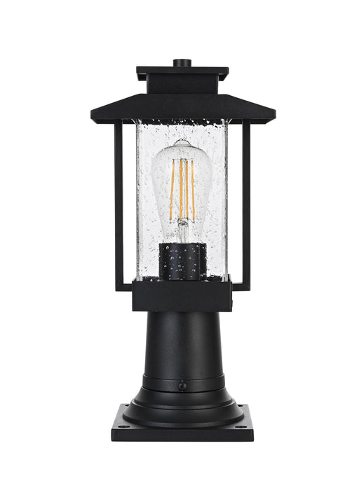 Tioga Outdoor Post Light in Black