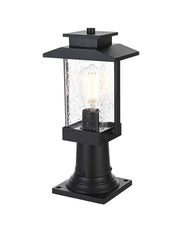 Tioga Outdoor Post Light in Black